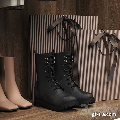 3dsky Pro - Wardrobe with filling and two front options