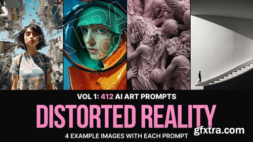 412 Midjourney Prompts for Distorted Reality
