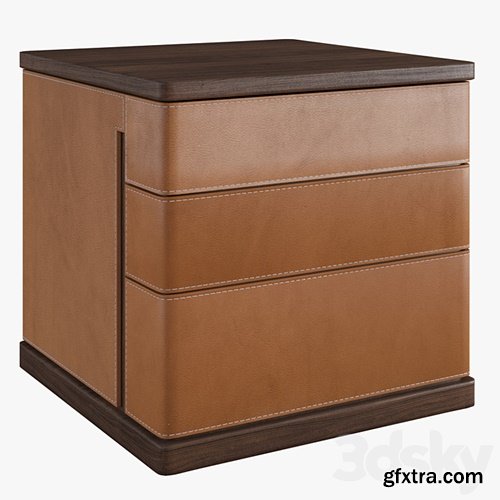 3dsky Pro - Fidelio Notte Poltrona Frau Bedside cabinet