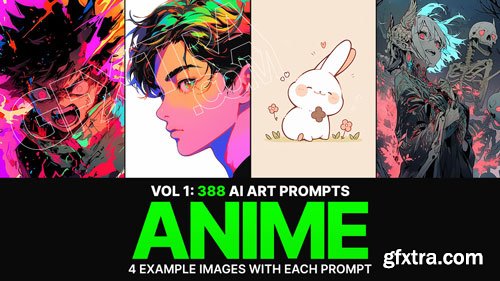 388 Midjourney Prompts for Anime