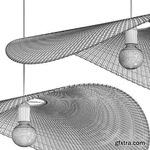 3dsky Pro - Straw Fabric Pendant Light 80