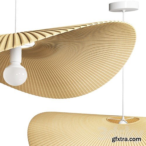 3dsky Pro - Straw Fabric Pendant Light 80