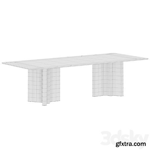 3dsky Pro - Lou dining by Minotti