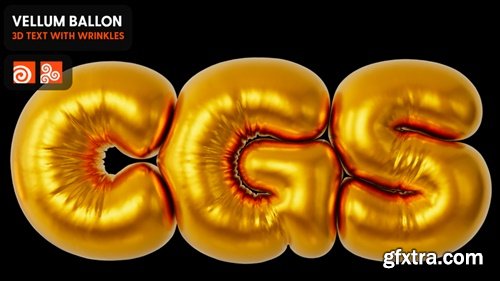 Cgside - Vellum Balloon Text in Houdini