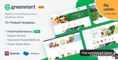 Themeforest - GreenMart v4.1.24 - Organic & Food WooCommerce WordPress Theme 20754270