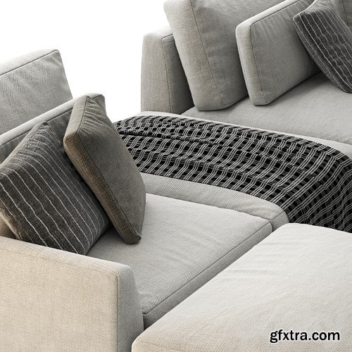 3dsky Pro - Corner sofa Casamania & Horm ELLINGTON