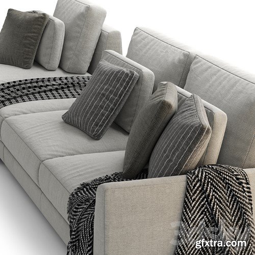 3dsky Pro - Corner sofa Casamania & Horm ELLINGTON