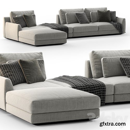 3dsky Pro - Corner sofa Casamania & Horm ELLINGTON