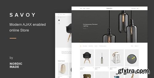 Themeforest - Savoy v3.0.3 - Minimalist AJAX WooCommerce Theme 12537825