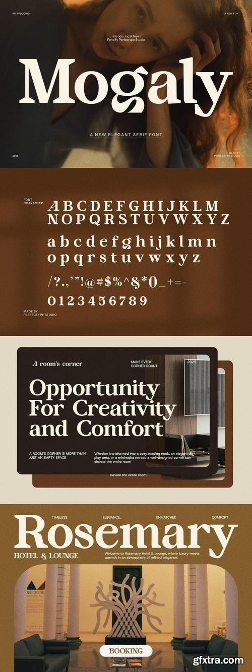 Mogaly Elegant Serif Font