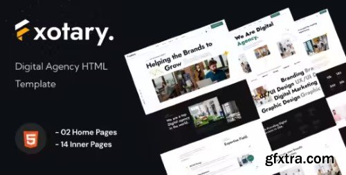 Themeforest - Fxotary - Digital Agency HTML Template 51337414 v1.0