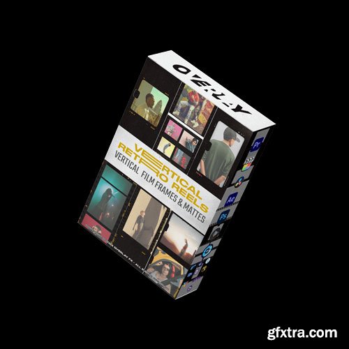 Retro Reels - Vertical Film Frames & Mattes