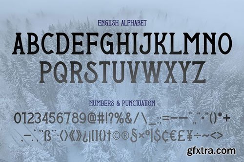 CreativeMarket - Nothern Woods Vintage Label Font