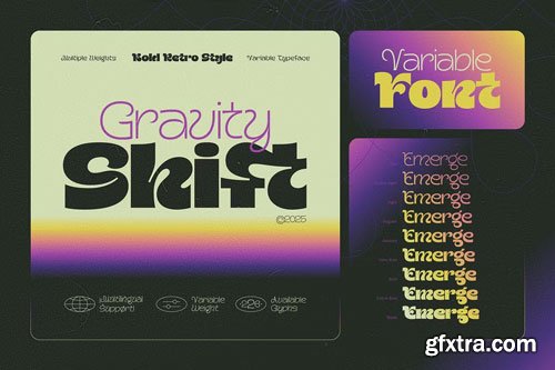 CreativeMarket - Gravity Shift - Variable Font Family