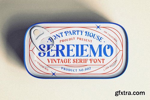 CreativeMarket - Serelemo - Vintage Serif Font