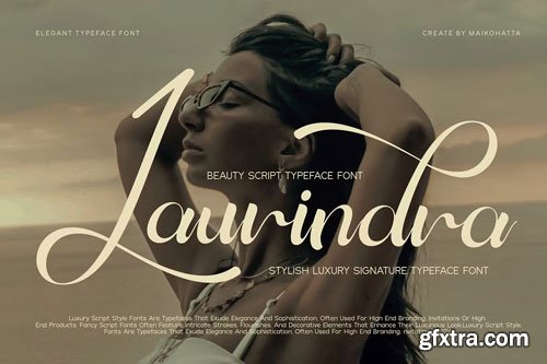 CreativeMarket - Laurindra - Luxury Script Font