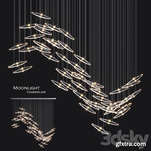 3dsky Pro - Moonlight chandelier by orche