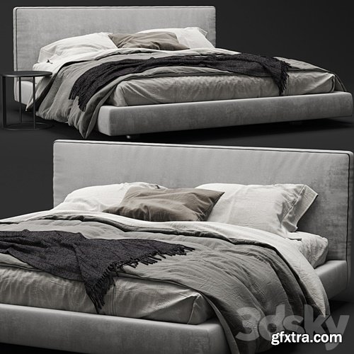 3dsky Pro - B & B Italia Richard Bed