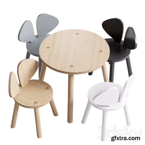 3dsky Pro - Oak chair