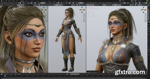 Gumroad - FlyCat - Game Ready Character Modeling - Full process