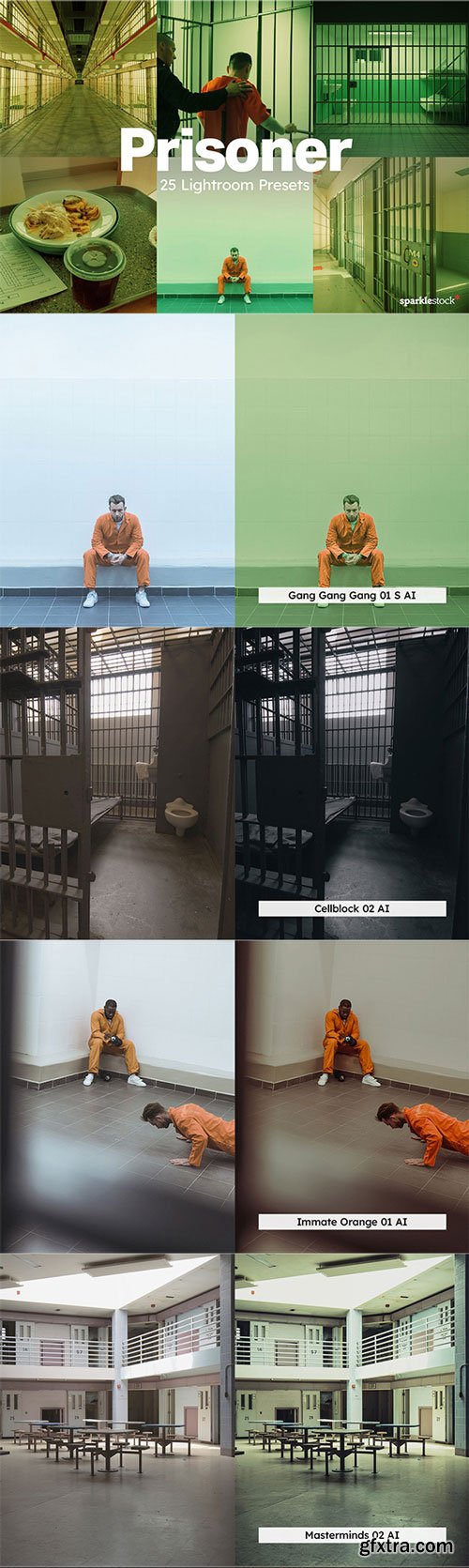 Artstation - 20 Prisoner LUTs & Lightroom Presets