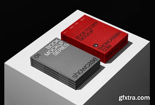 Gumroad - Showcase Mockups - 365 Book Folder Mockup BUNDLE
