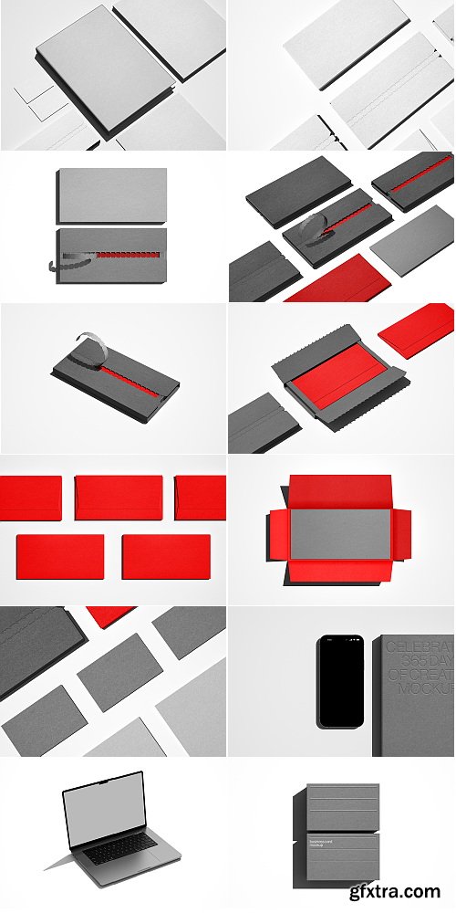 Gumroad - Showcase Mockups - 365 Book Folder Mockup BUNDLE