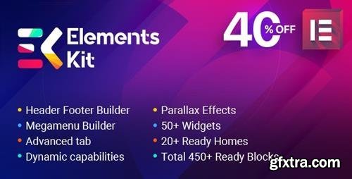 CodeCanyon - Elements Kit v3.8.2 - All In One Addons for Elementor Page Builder - 23858707