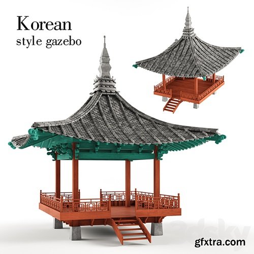 3dsky Pro - Korean style gazebo
