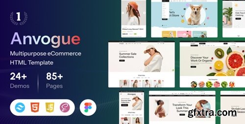 Themeforest - Anvogue - Multipurpose eCommerce HTML Template 51135232 v1.0