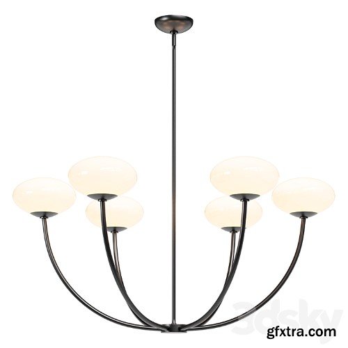 3dsky Pro - Talia 6 Light Round Chandelier