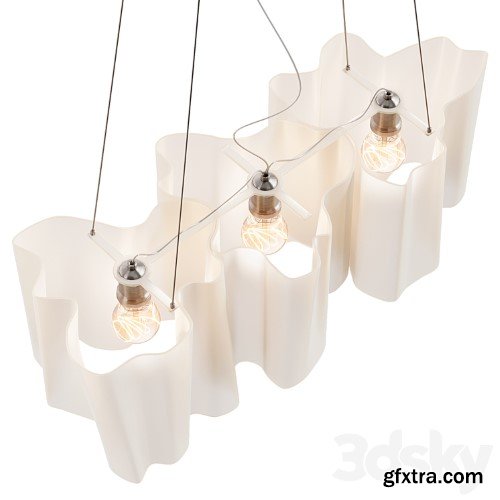 3dsky Pro - Michele De Lucchi for Artemide Logico 3 in Linea Pendellampa