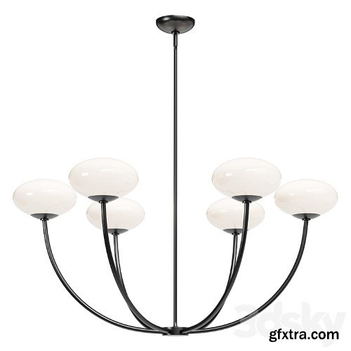3dsky Pro - Talia 6 Light Round Chandelier 3dsky Pro - Talia 6 Light Round Chandelier