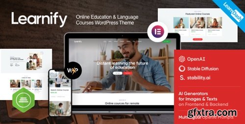 Themeforest - Learnify - Online Courses Education WordPress Theme 33410806 v1.12