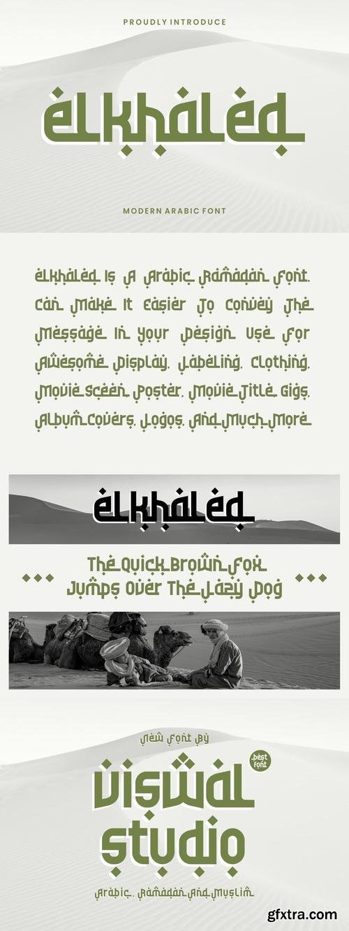 Elkhaled - Modern Arabic Font