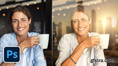 PiximPerfect - Add Realistic Glass Window Reflection & Glare in Photoshop + PSD