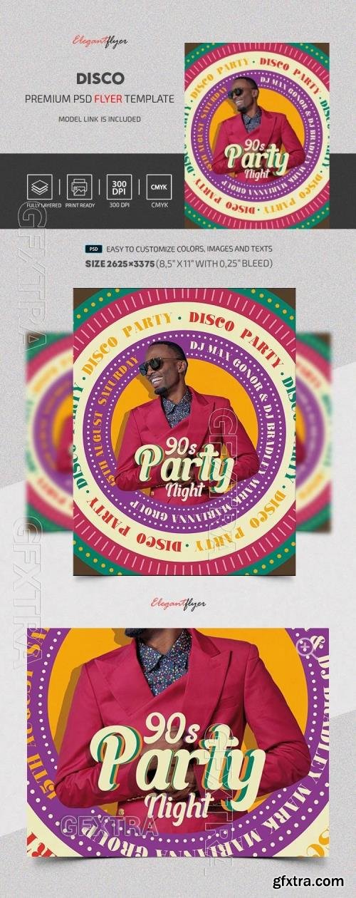 Disco Flyer - Premium Flyer template (PSD)