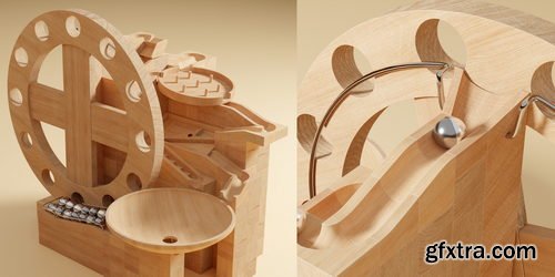 BlenderMarket - Marble Machine 001 to 004