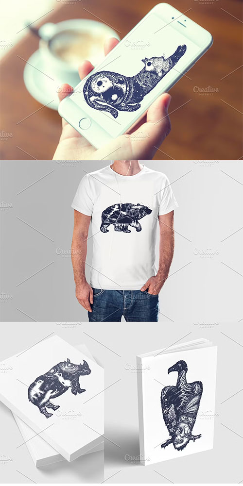 Double Exposure Tattoo 1282416