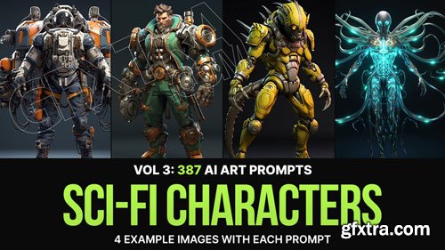 387 Midjourney Prompts for Sci-fi Characters