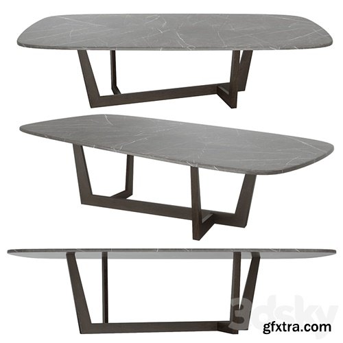 3dsky Pro - Bonaldo \'art wood\' Barrel Tables