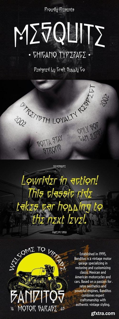 Mesquite - Ancient Greek Font