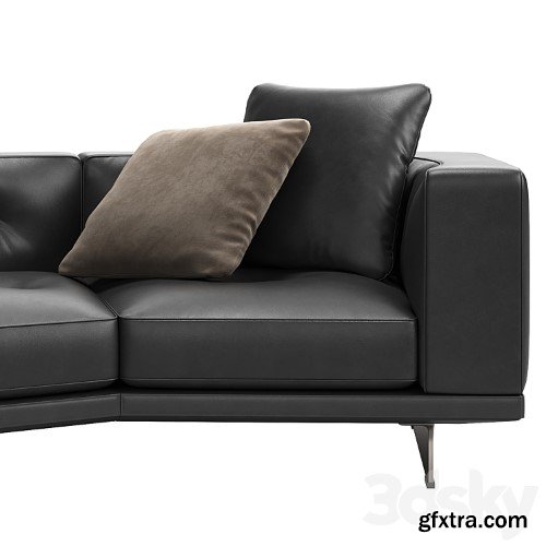 3dsky Pro - Sofa Dylan Small by Minotti