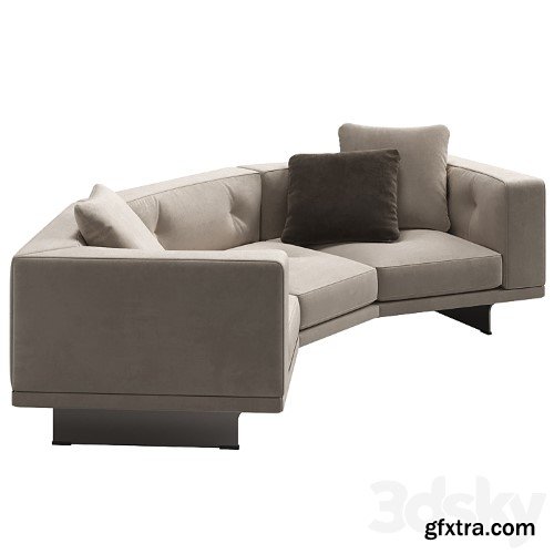 3dsky Pro - Sofa Dylan Small by Minotti