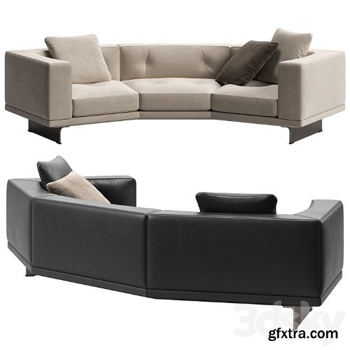 3dsky Pro - Sofa Dylan Small by Minotti