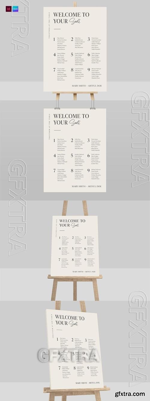 Wedding Seating Chart Template 4ZUCA6D Wedding Seating Chart Template 4ZUCA6D