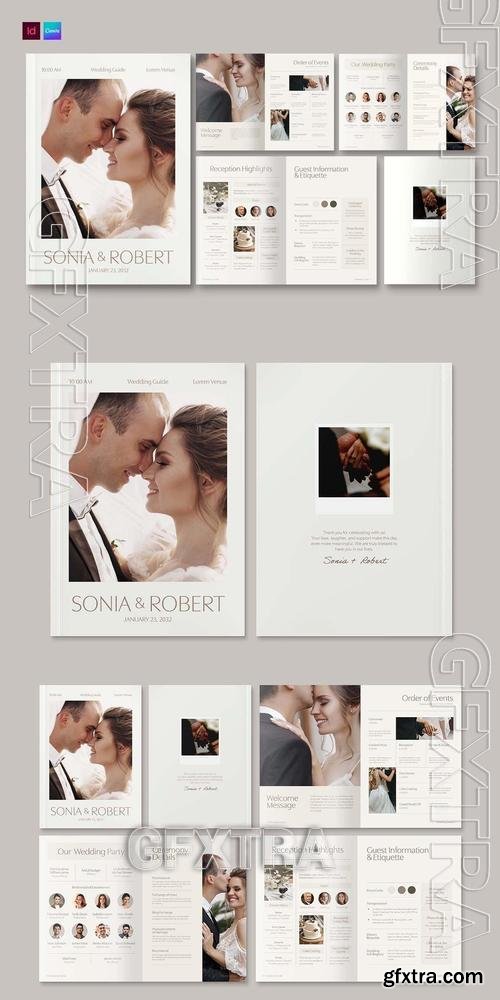 Wedding Day Guide / Program Template 6G3GT3D Wedding Day Guide / Program Template 6G3GT3D