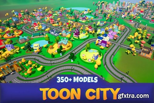 Unity Assetstore - Cartoon City with Toon Shader v1.0