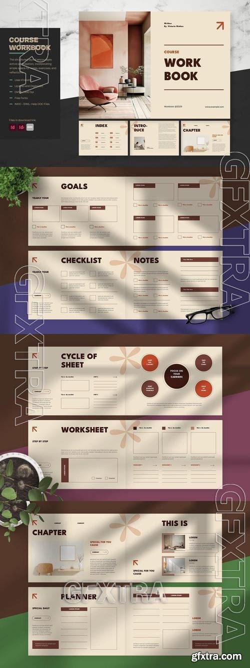 Brown Bold Style Course Workbook MEJZXT2