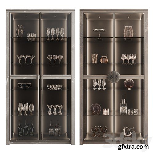 3dsky Pro - Сupboard with dishes My Design №18